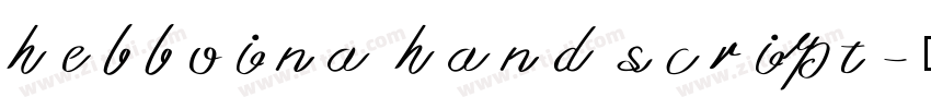 hellvina hand script字体转换